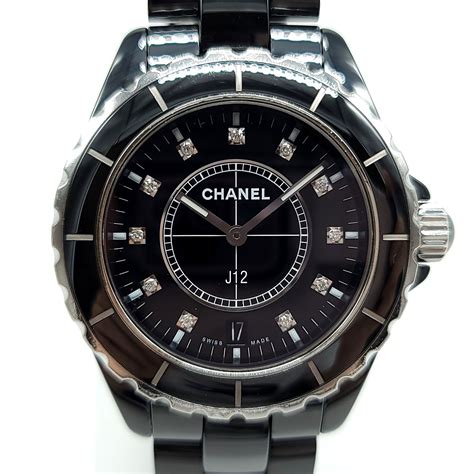 chanel watch black price|chanel black ceramic watch.